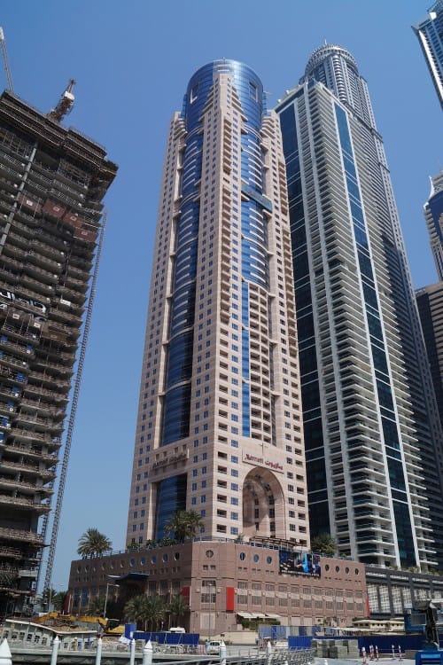 JW Marriott Hotel Marina, Dubai (ex-Harbour Hotel & Suites), Dubai: exterior of the building