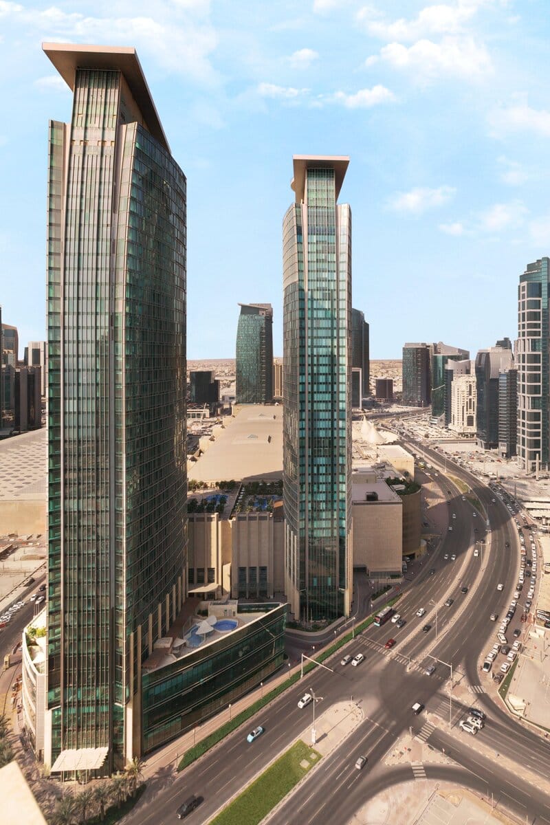 Shangri-La Doha (City Center), Doha: exterior of the building