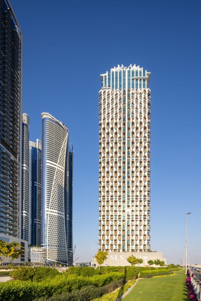 SLS Dubai Hotel & Residences, Dubai: exterior of the building