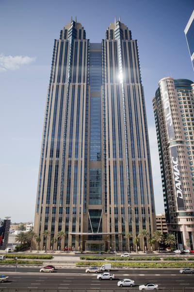Shangri-La Dubai, Dubai: exterior of the building