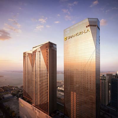 Shangri-La Phnom Penh (The Peak), Phnom Penh: exterior of the building